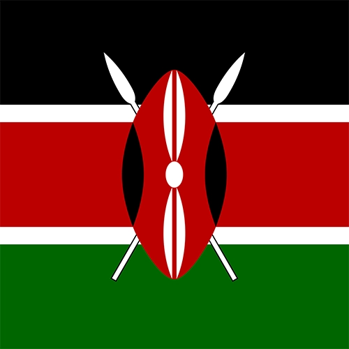 Flag kenya